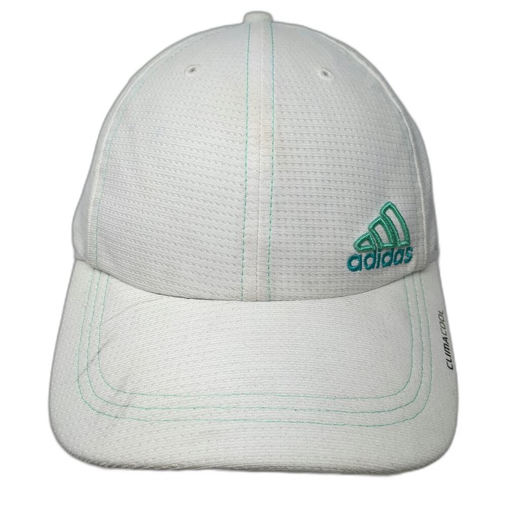 Adidas Baseball Cap White One Size ClimaCool Breathable Mesh Strapback Hat